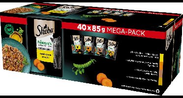 Sheba Nature's Collection - Katten Natvoer Drobiowe Smaki - 40x85g - Graanvrij
