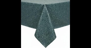 Protecttable - Tafelzeil Lijnenspel Groen 140x200cm - Tafelkleed Afwasbaar - Kunststof