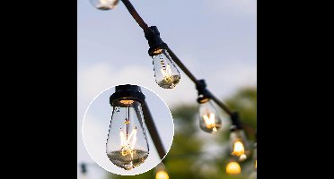 Prikkabel set met 3,5W filament lampen Ø60: optie dimbaar