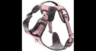 Rogz Urban Explore Tuig Roze Blos - Hondenharnas - L