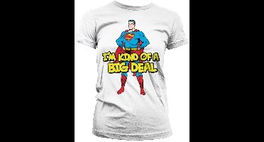 Superman I'm Kind Of A Big Deal Girly T-shirt voor dames White