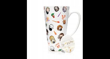 Merkloos Latte Mok 450 ml - Keramiek, Personages