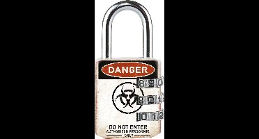Hangslot masterlock 3 cijfer 30mm danger motief