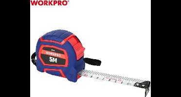 WORKPRO WP261062 Rolmaat 5.5 m × 25 mm – Nylon Coating & Magnetische Haak