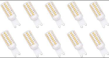 Spectrum LED Insteeklampje G9 4.5W - 230V - 540 Lumen - 3000K Warm wit - Gezellig licht - Energiezuinig - 10 stuks