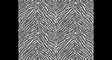 DIERENHUID "ZEBRA" BEHANG - Wit Zwart - Dierenhuid behang - AS Creation Trendwall