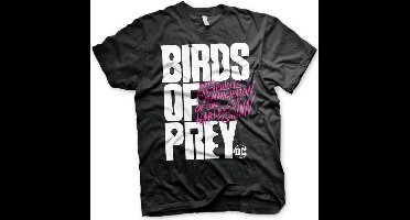 DC Comics Harley Quinn Heren Tshirt -2XL- Birds Of Prey - Logo Zwart
