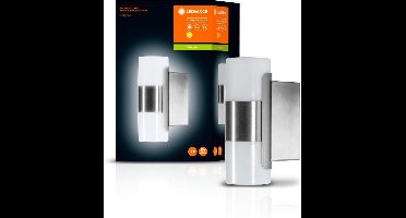 wand- en plafondarmatuur LED: voor muur, ENDURA® STYLE MINI CYLINDER / 10 W, 220…240 V, uitstralingshoek: 160°, Warm White, 3000 K, body materiaal: stainless steel, IP44, 1-bundel