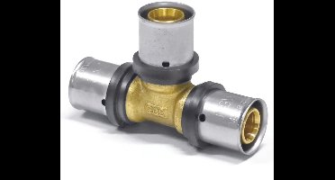 Persfitting T-stuk 20mm - Veilige en snelle installatie