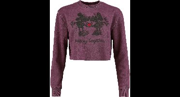 Mickey Mouse Happy Together Dames Sweatshirts - paars - S