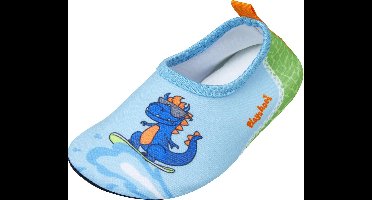 Playshoes - Uv-waterschoenen voor jongens - Dino - Lichtblauw/Groen - maat 26-27EU