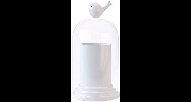Balvi Wattenstaafjeshouder Birdie 12,3 X 6,3 Cm Abs Wit