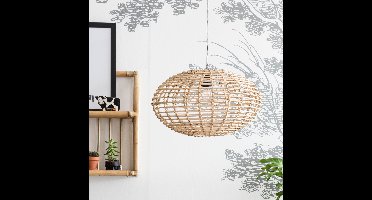 Kidsdepot Pumpkin Hanglamp - Rotan - Natural - E27 - Ø 45cm