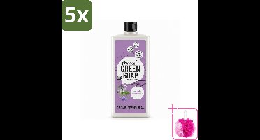 5 x Marcel's Green Soap - Afwasmiddel - Lavendel & Rosemarijn - Voor dagelijks gebruik - 500 ml - Bulkverpakking - Afwasmiddel - Douchemop - Natuurlijke afwas