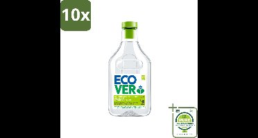 10 x Ecover - Allesreiniger - Citroengras & Gember - 1 liter - Grootverpakking - Vaatwasstrips - Allesreiniger - Citroengras - Gember - Natuurlijke Reiniger - Plantaardige Reiniger