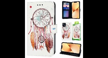 Green On 3D Print Wallet Case Brown Feather OnePlus Ace - Bruin