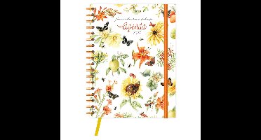 Agenda - Gele bloemen - Janneke Brinkman - Spiraal - 2027 - 17,5x23,5cm