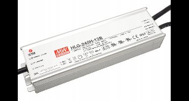 MEAN WELL HLG-240H-12B LED-driver, LED-transformator Constante spanning, Constante stroomsterkte 192 W 16 A 6 - 12 V/DC