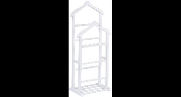 Skye Decor, Dressboy, Beta Double - White, Beukenhout, Wit, 46 x 33,5 x 120 cm