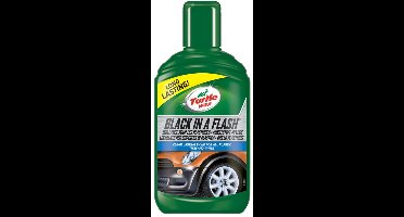 Turtle Wax GL Black in A Flash – Exterieurreiniger - Voor alle kunststof delen - Geeft een langdurige blijvende heldere glans - Herstelt vaal geworden kunststof - Waterbestendig - 300ml