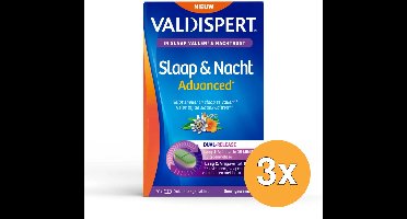 3x Valdispert Slaap & Nacht Advanced (30 Tabletten)