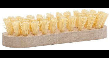 Schrobborstel met houten Handvat - stevige huishoudelijke schoonmaakborstel [55868]