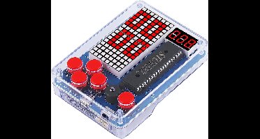 SnelShoppen - DIY Game Console Soldering Kit - Elektronica Bouwset Handheld Retro Game Console voor Solderen - Leer Basis Elektronica en Circuits - Pe