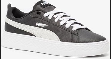 PUMA Smash Platform L Dames Sneakers - Puma White-Puma White-Puma White