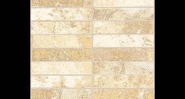 NATUURSTEEN TEGEL BEHANG - beige creme met glitters - AS Creation Il Decoro