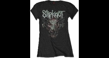 Slipknot - Infected Goat Dames Tshirt - met rug print - L - Zwart