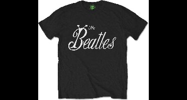 The Beatles - Bug Logo Heren T-shirt - XL - Zwart