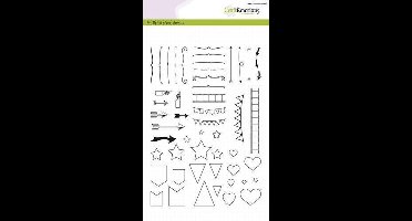 Clearstamps A5 Bullet journal - tekens groot