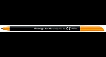 edding-1200 teken/kleur stift Beige l.oranje 1ST 0,5-1 mm / 4-1200016