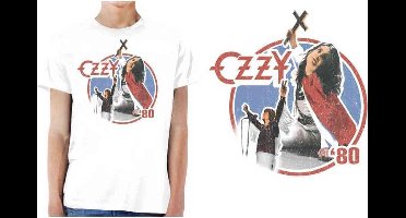 Ozzy Osbourne - Blizzard Of Ozz '80 Heren T-shirt - M - Wit