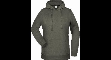 James And Nicholson Vrouwen/dames Basic Hoodie (Donkergrijs)