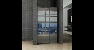 Wiesbaden Horizon nisdeur met vast deel 100cm 8mm NANO