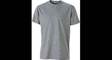 Fusible Systems - Heren James and Nicholson Workwear T-Shirt (Lichtgrijs)