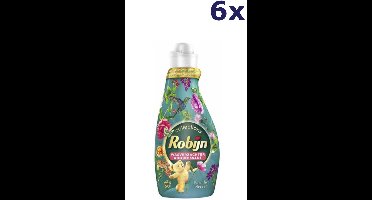 6x Robijn Wasverzachter - 50sc1,25L - paradise secret