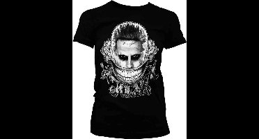 DC Comics Suicide Squad Dames Tshirt -XL- Joker Damaged Zwart