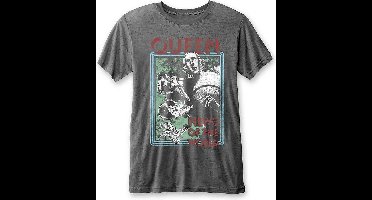 Queen - News Of The World Heren T-shirt - L - Grijs