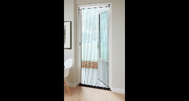 Bruynzeel Plissé hordeur op maat 96x200-203 wit s900