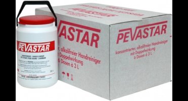 Euro Products Handzeep Pevastar 3 Liter Wit 6 Stuks
