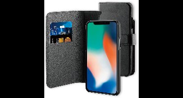 BeHello iPhone 11 Pro Max 2-in-1 Wallet Case Zwart