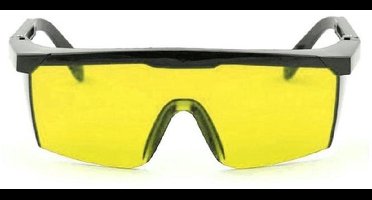 KARZO - Laserbril, omhullende laserveiligheidsbril met golflengte van 190-540 nm, OD+5 werkbeschermingsbril voor oogbescherming - Rood