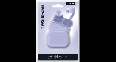 GMB-Audio Draadloze In-Ear Oordopjes Violet