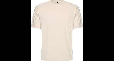 Mario Russo Oversized T-shirt - T-shirts Heren - Katoen - 3XL - Ecru