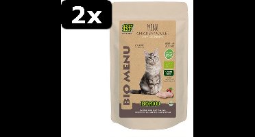 2x BIOFOOD ORGANIC KIP MENU 20X100GR