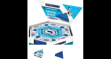 Astral Pool Crystal Block Gel Disk 6 stuks = 1 disk, Zorgt voor kristalhelder zwembad water