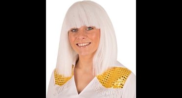 Cleopatra pruik wit - Witte pruik van Koningin Egypte