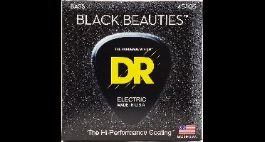 DR Strings BKB-45 Black Beauties K3-Coated Bassnaren (45-105)
